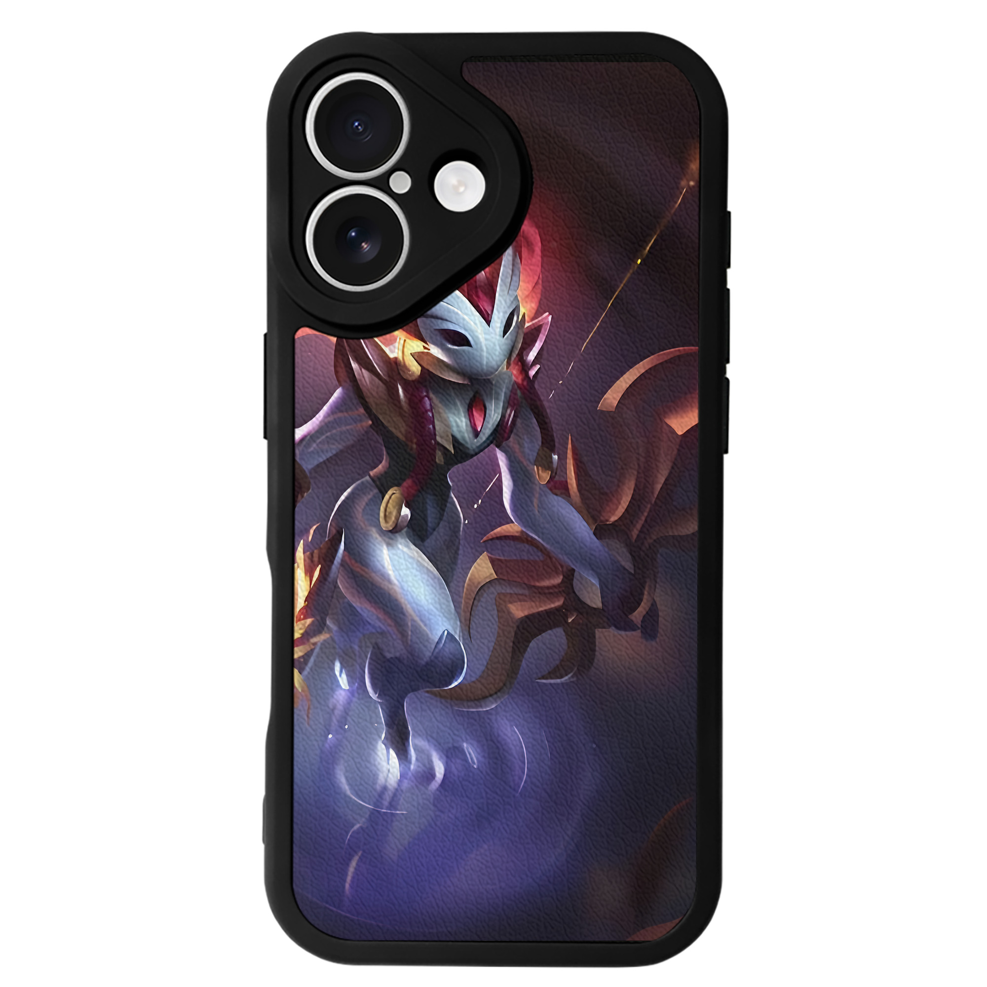（画像用） リーグ・オブ・レジェンド League of Legends LOL 【iPhone 16シリーズ対応】シリコンスマホケース（レザー調） 材質：シリコン